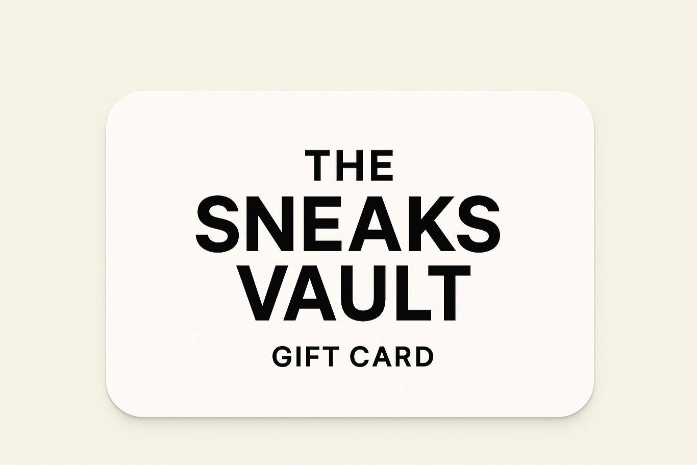The Sneaks Vault Gift Card